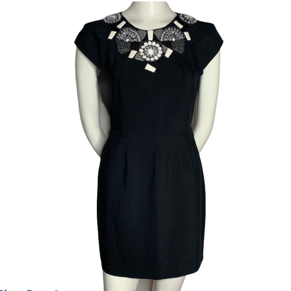 Bebe beaded mini dress size S.